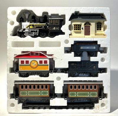 TOYS R US. Coffret de train comprenant une locomotive, 5 wag…