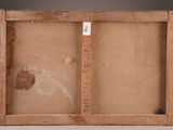 a close up of a piece of wood with a ruler on it