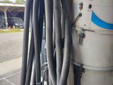 a hose attached to the side of a gas pump