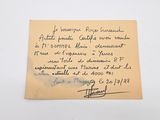 an old handwritten letter from a man who is holding a cell phone