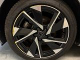 a close up view of a tire on a car