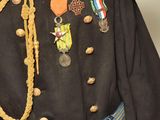 a statue of a man in a military uniform