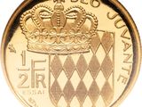 an image of a close up of a coin with a crown on it