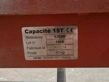 a close up of a sign on the side of a red truck