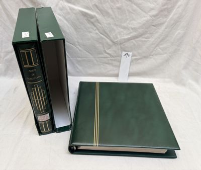 an image of a green binder and a green book on a white background