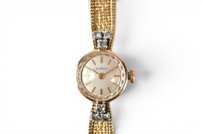 an image of a woman ' s wrist watch on a white background