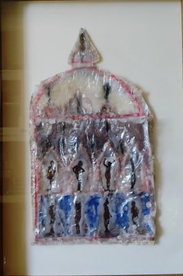 une photo d'une photo représentant un groupe de personnes dans une maison