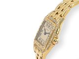 an image of a gold wrist watch with diamonds on it