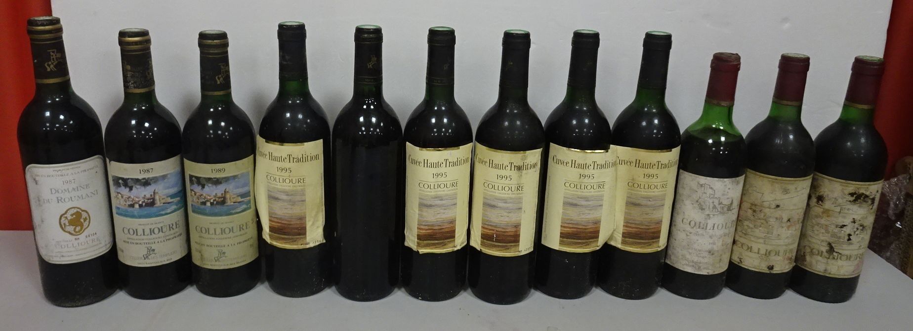 Lot de 12 Bts : Collioure. 1981/1987/89/95