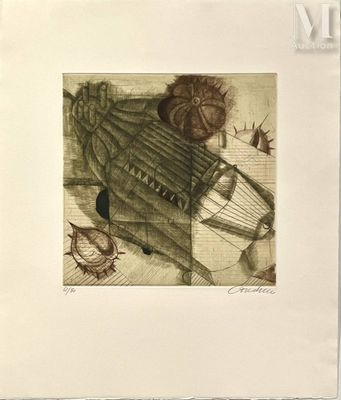 Brigitte COUDRAIN (1934-) Composition