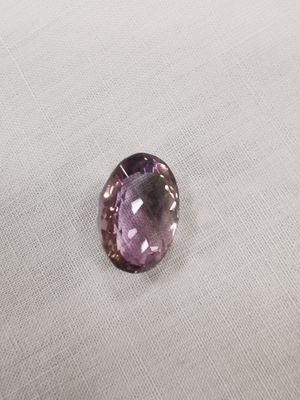 AMETRINE yellow et purple VVS Brésil ovale 20 x 14,8 x 11,7 …