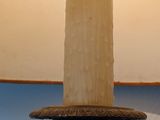 a lamp that is on top of a table