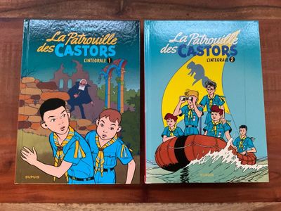 deux livres consacrés aux aventures des Castors perdus et aux aventures des Castors perdus