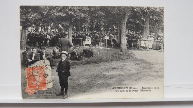 Aubusson : Concours 1909. Un coin de la Place Villeneuve (Luquet ...