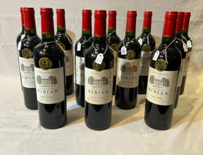 Château Bibian Cru Bourgeois Ht Médoc 2012 12 bt