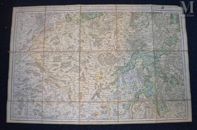 une vieille carte des États britanniques des États-Unis