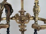 a close up of a chandelier with a horse on it
