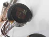 a picture of a close up of a clock on a wall