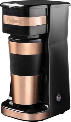 2.29 Bestron Cafetière avec tasse isotherme pour café filtre…