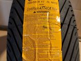 an image of a close up of a tire with a sticker on it