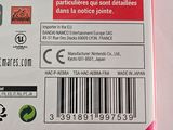 a close up of the back of a nintendo wii game