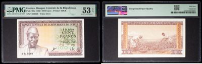 three different types of currency are on display on a black background