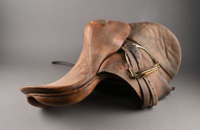 Une selle d'équitation