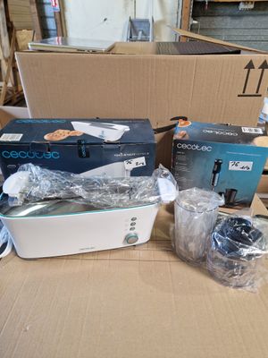 a box that is sitting on a table with other items