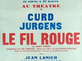 a poster advertising a concert for the french opera ' s production of le fil rougee