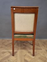 Fauteuil en acajou et placage d'acajou garni de cuir vert, l… (photo 4)