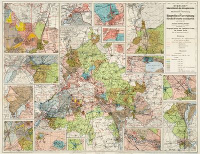 une vieille carte de la ville de Londres indiquant les routes et les rues