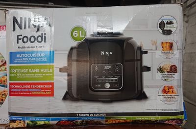 a box of ninja food sitting on a table