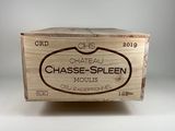 une boîte en bois sur laquelle est accrochée une pancarte indiquant « chasse - spleen »