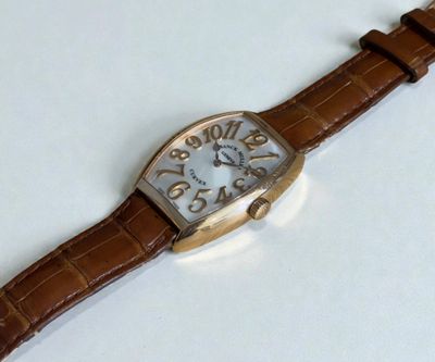 FRANCK MULLER CURVEX RELIEF Montre bracelet en or 18K (750 m…