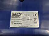 a close up of a label on the back of a blue car