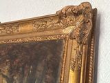 a picture of a painting hanging on the wall