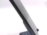 a close up of a cell phone on a stand