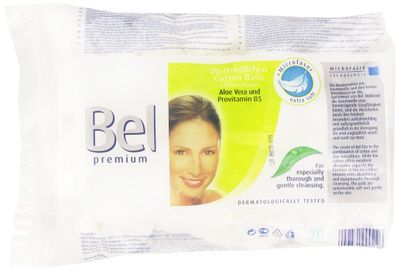 BEL - 70 boules de coton - Microfibres et Aloe Vera - Douceu…