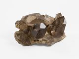 a close up of a piece of rock with a large crystal