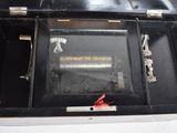 a black box with a red object inside of it
