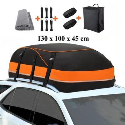 a picture of a car with luggage on top of it