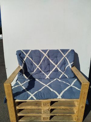 Lot de 6 coussins pour palette - dimensions 60x120 cm - coul…