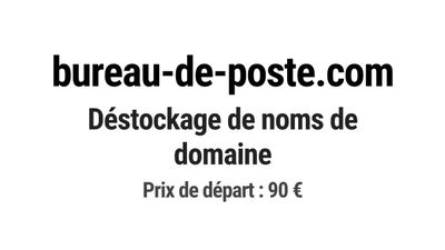 Nom de domaine bureau-de-poste.