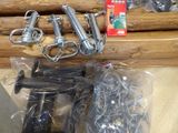 a lot of metal items that are sitting on a table