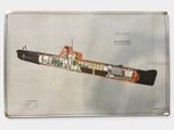 a picture of a drawing of a submarine in a book