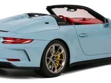 porsche 911 targage blue with red top and black wheels