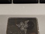 a close up of a computer keyboard with a mouse on it