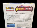 a box of pokemon cards sitting on a table