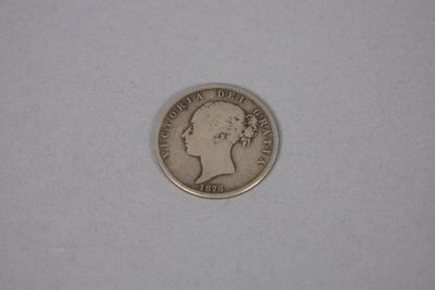 Grande-Bretagne, couronne, argent, Victoria tête jeune, 1876 - Photo 1