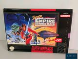 the box for the nintendo super nintendo game star wars empire strikes back